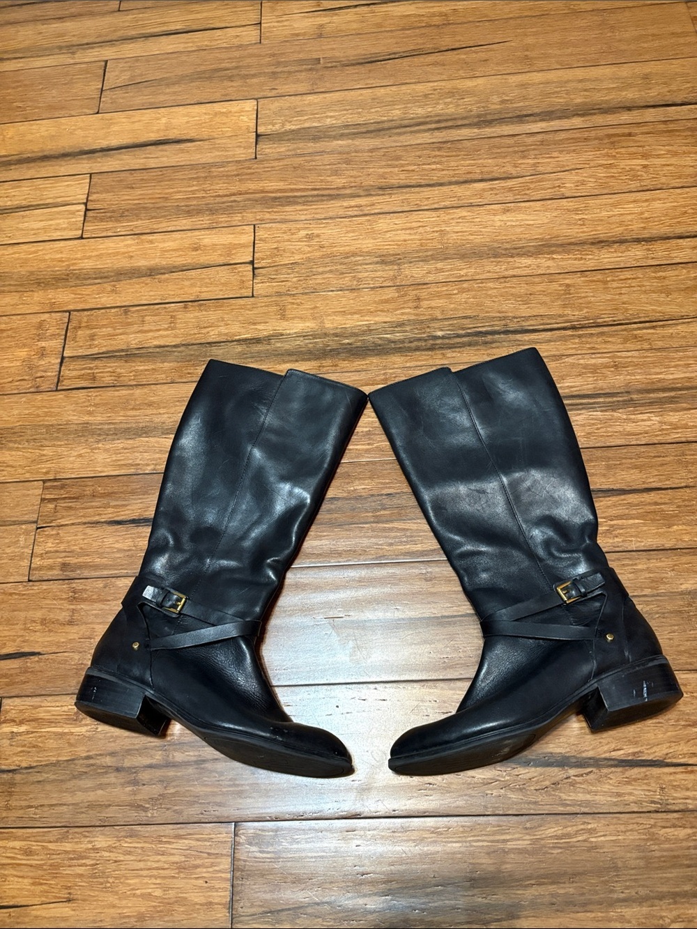 Polo Ralph Lauren Mariah Women’s Riding Boots Size 10 B Black Leather